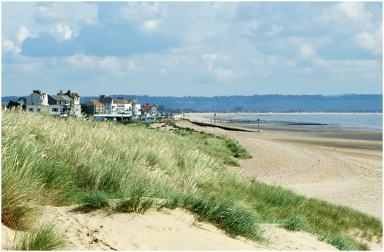 The beach at Greatstone on Midsummer’s Day.