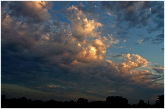 Evening Clouds in August