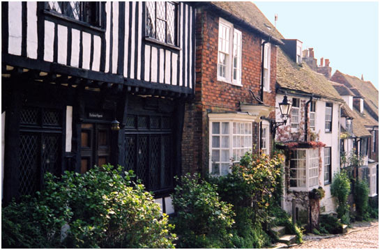 16th Century Houses in Mermaid Street, Rye