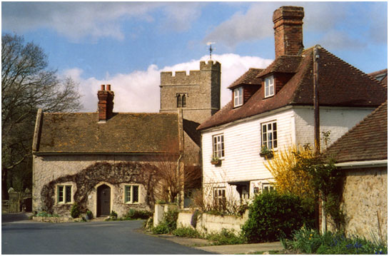 The pretty village of Newchurch